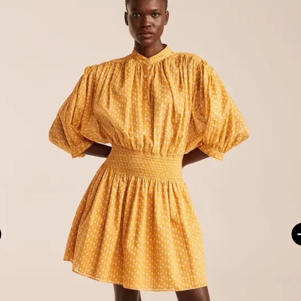REBECCA TAYLOR Long-Sleeve Ikat Shirt Dress